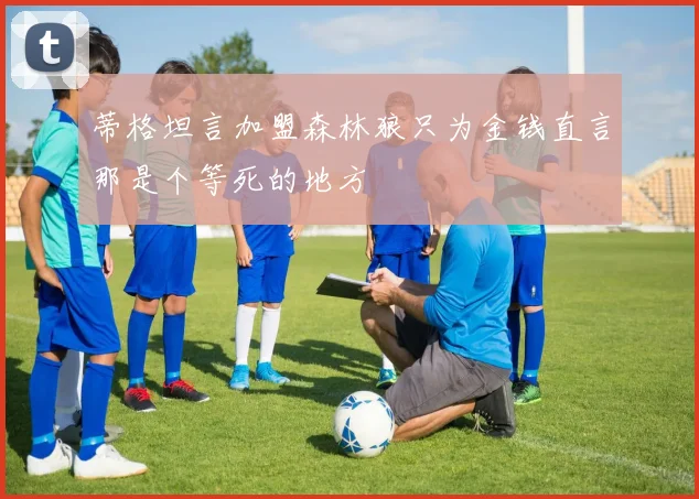 蒂格坦言加盟森林狼只为金钱直言那是个等死的地方